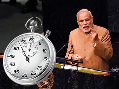 'One extra minute for every 100 million Indians', jokes UN climate summit co-chairman after Modi speech runs overtime 'One extra minute for every 100 million Indians', jokes UN climate summit co-chairman after Modi speech runs overtime