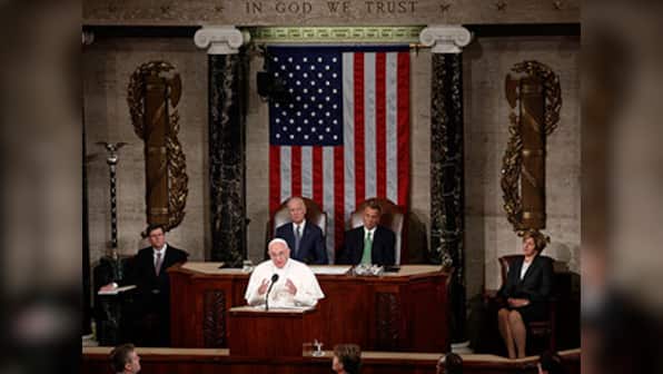 Pope Francis in New York: Addresses Congress on immigration, death penalty; tells nuns 'I love you'