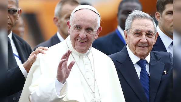 Pope Francis on landmark trip to Cuba