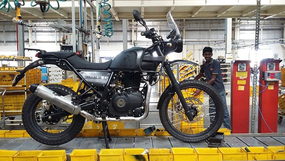 Spied: Royal Enfield Himalayan on the assembly line-Auto News , Firstpost"
