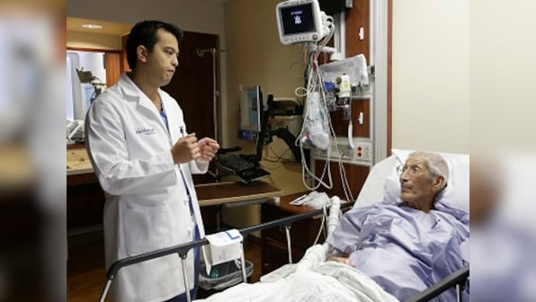 Not for those with weak stomachs: Doctors save man's hand by tucking it into his tummy 