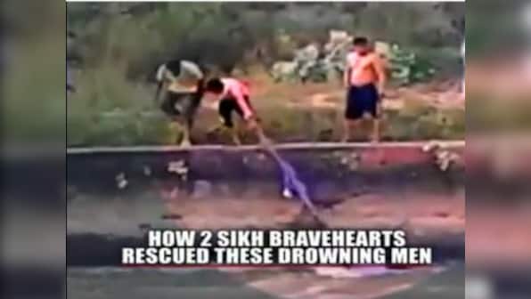 Sikh youth removes turban to save 4 people from drowning during Ganesh immersion