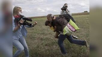 Syrian refugee who was tripped by Hungarian reporter set to coach at Spanish football academy