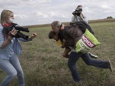 Syrian refugee who was tripped by Hungarian reporter set to coach at Spanish football academy