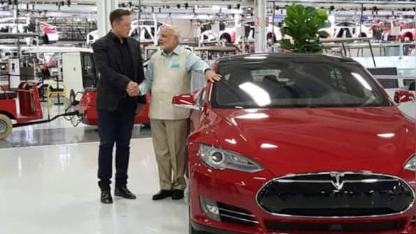 PM Narendra Modi visits Tesla headquarters