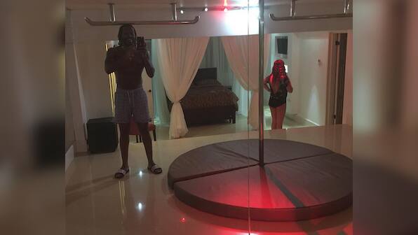 You ain't a player if you don't have a stripper pole: Chris Gayle unveils strip club at home