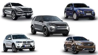 Spec comparison: Land Rover Discovery Sport vs Audi Q5 vs BMW X3 vs Mercedes-Benz M-Class vs Volvo XC60