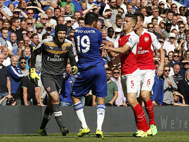 Premier League: Gabriel sees red as Chelsea beat Arsenal; West Ham shock City Premier League: Gabriel sees red as Chelsea beat Arsenal; West Ham shock City