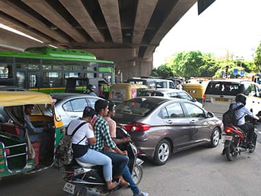 The usual traffic at Millennium City in Gurgaon. Image courtesy: Naresh Sharma/Firstpost