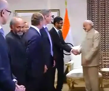 Modi's Day Out in Silicon Valley - from battery tech to Apple apps and Google Wi-fi Modi's Day Out in Silicon Valley - from battery tech to Apple apps and Google Wi-fi