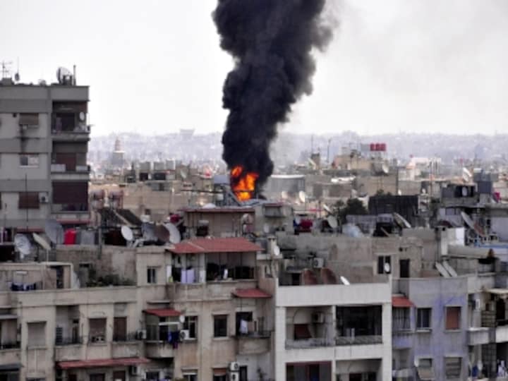 Syria: Russian embassy compound in Damascus hit by shelling as security forces pound rebel-held areas
