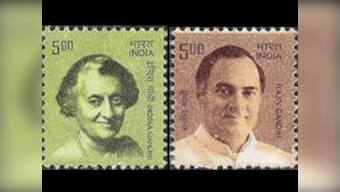 Government discontinues stamps of Rajiv, Indira Gandhi
