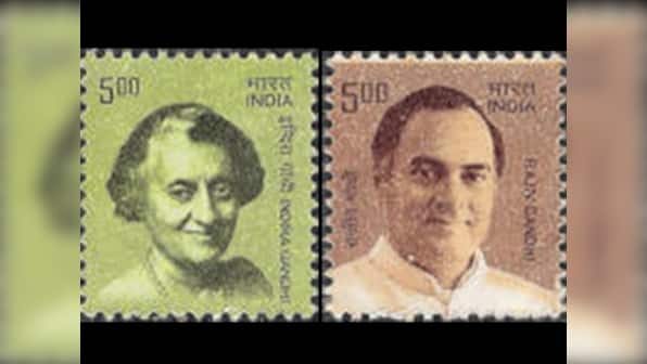 Government discontinues stamps of Rajiv, Indira Gandhi