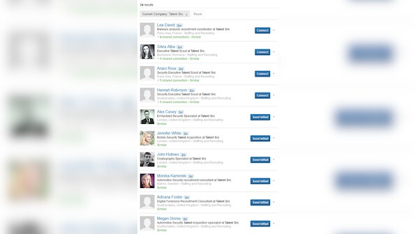 Security experts targeted by fake recruiting campaign on LinkedIn