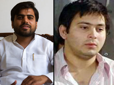 Bihar Assembly polls: Lalu's sons Tej Pratap, Tejaswi enter electoral politics Bihar Assembly polls: Lalu's sons Tej Pratap, Tejaswi enter electoral politics