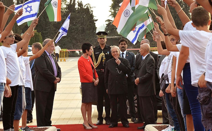 President Pranab Mukherjee visits Israel, addresses Parliament