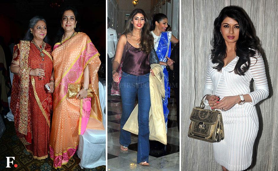 Jaya Bachchan with Rashmi Thackray, Shweta Bachchan - Nanda. Bhagyshree. Sachin Gokhale/ Firstpost
