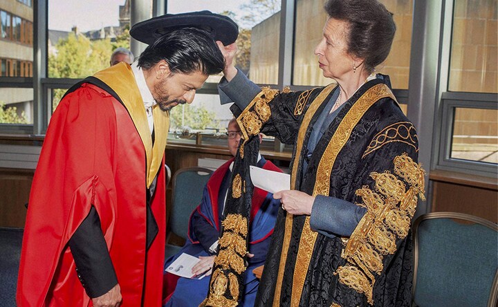 Another jewel in King Khan's crown: Shah Rukh conferred with honorary doctorate by University of Edinburgh
