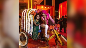 Harbhajan Singh, Geeta Basra post adorable pictures from sangeet, mehndi ceremonies