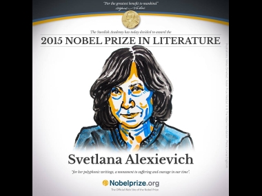 Svetlana Alexievich of Belarus wins Nobel literature prize Svetlana Alexievich of Belarus wins Nobel literature prize