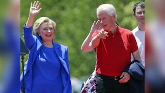 Bill Clinton, Katy Perry in Iowa show of force for Hillary Clinton