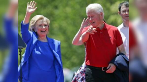 Bill Clinton, Katy Perry in Iowa show of force for Hillary Clinton