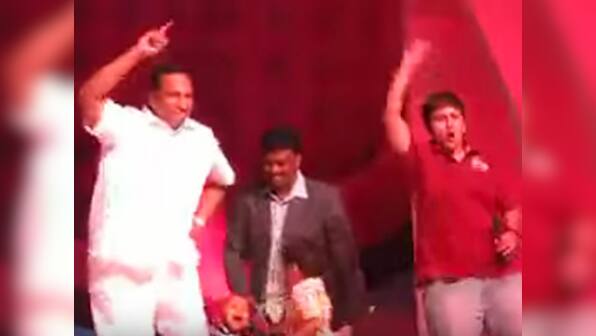 Watch: Telangana MP dances to Gangnam Style, shows politicians know how to have fun