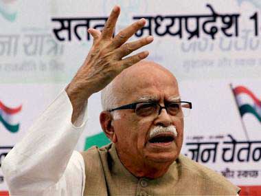 File photo of LK Advani. Image courtesy: PTI