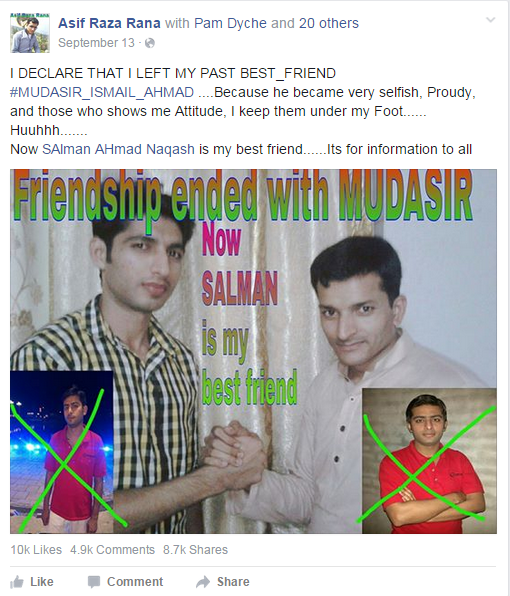 The Internet's biggest breakup is over: Asif is friends with Mudasir again! The Internet's biggest breakup is over: Asif is friends with Mudasir again!