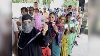 Bihar polls: Voters queue up at polling booths in large numbers hours before start