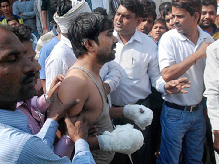 Rapid Action Force platoon deployed in Sunped after Faridabad Dalit burning incident