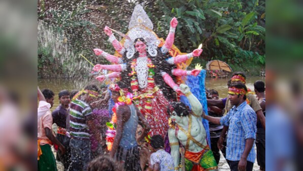 Mumbai police bans photographs of Durga idol immersions over law and order concerns
