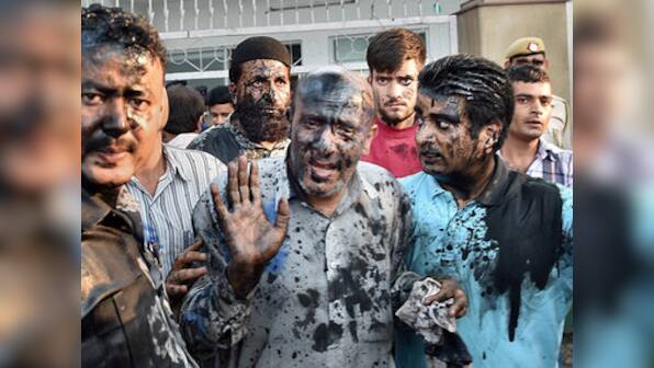 Black ink and engine oil: Hindu Sena members attack J&K MLA Engineer Rashid over beef