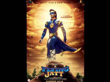 First look: Tiger Shroff in and as 'A Flying Jatt' looks like Krrish in a blue suit First look: Tiger Shroff in and as 'A Flying Jatt' looks like Krrish in a blue suit