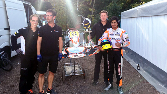 2015 German Karting Championship: Kush Maini finishes second in senior class debut 2015 German Karting Championship: Kush Maini finishes second in senior class debut