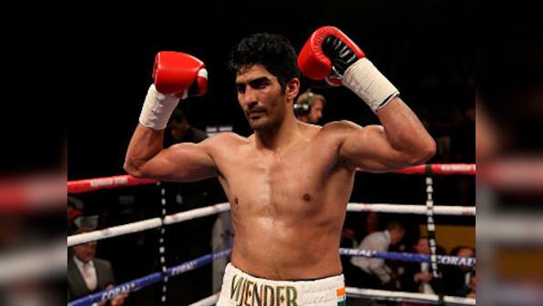 TKO on debut: Vijender Singh wins first professional bout in style, knocks out Sonny Whiting