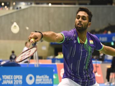French Open Super Series: Prannoy stuns Olympic champion Lin Dan; Saina, Kashyap advance French Open Super Series: Prannoy stuns Olympic champion Lin Dan; Saina, Kashyap advance
