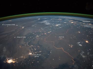 What's the fuss about? India and Pakistan share serene embrace in a Nasa photograph What's the fuss about? India and Pakistan share serene embrace in a Nasa photograph