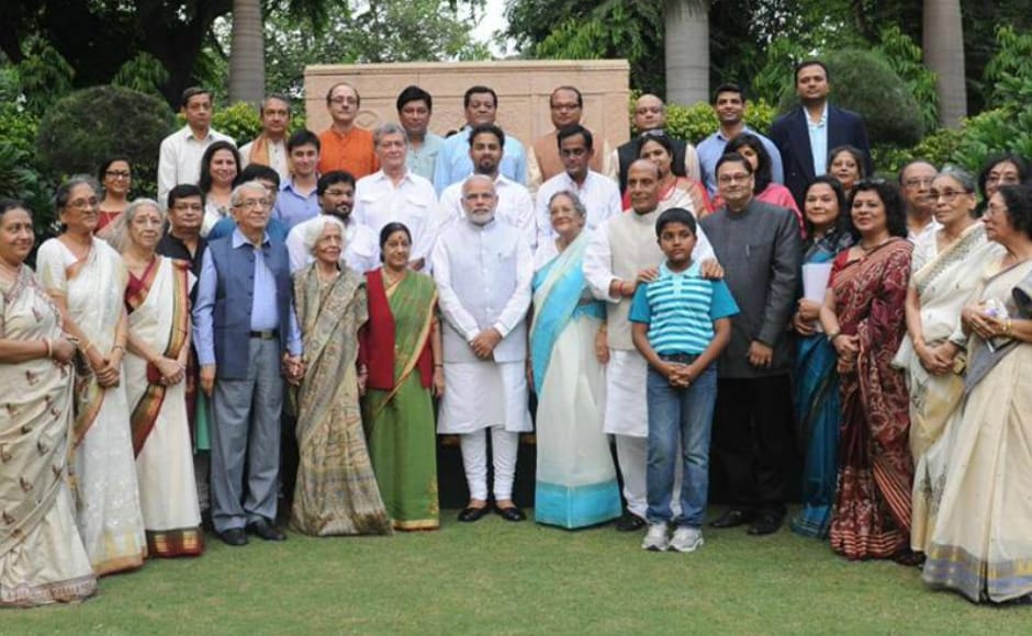 Narendra Modi meets Netaji Subhash Chandra Bose's family Photos News