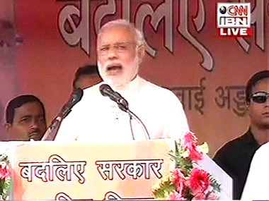 PM's Bihar rallies: In Samastipur, Modi says 'paani' and 'jawaani' are assets for Bihar PM's Bihar rallies: In Samastipur, Modi says 'paani' and 'jawaani' are assets for Bihar