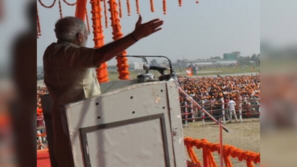 Modi says Nitish and Lalu 'protecting terrorists', Sonia must 'stop lecturing' on tolerance