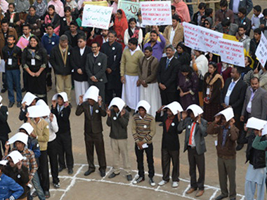 Hindus in Pakistan stage protest, allege denial of information under Pak RTI Act Hindus in Pakistan stage protest, allege denial of information under Pak RTI Act