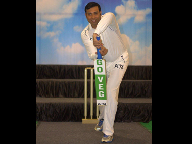 VVS Laxman bats for vegetarianism in new PETA campaign VVS Laxman bats for vegetarianism in new PETA campaign