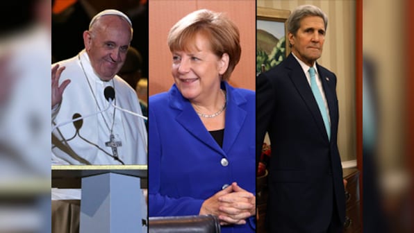 Pope Francis, John Kerry, Angela Merkel among contenders for Nobel Peace Prize