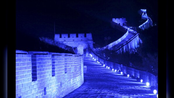 From Mumbai to Mexico to Giza: World landmarks turn blue to mark UN's 70th anniversary