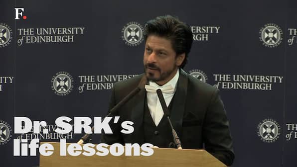 Watch: The 10 most valuable life lessons from 'Dr' Shah Rukh Khan's speech at Edinburgh