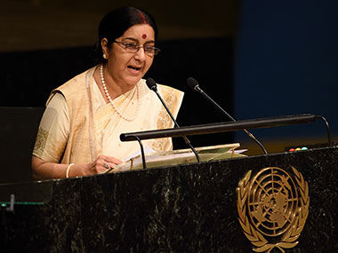 No peace talks until you stop terror: Swaraj makes things clear to Pakistan at UNGA No peace talks until you stop terror: Swaraj makes things clear to Pakistan at UNGA