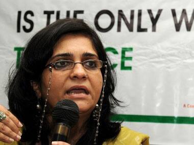 Teesta Setalvad. AFP