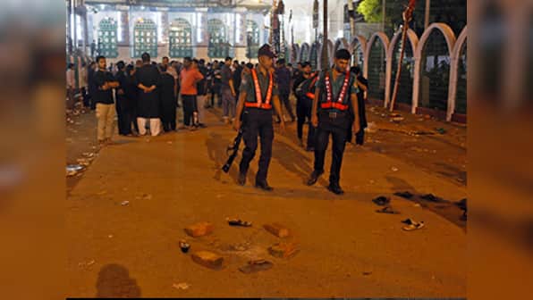 Blasts in front of Shia shrine in Bangladesh kill 1 person, injure 87