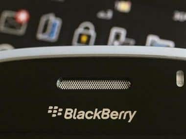 A Blackberry smartphone is displayed in this August 12, 2010 illustrative photo taken in Hong Kong. REUTERS/Bobby Yip/Files